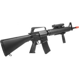 300 FPS WellFire M16A3 Spring Airsoft Rifle - w/ Tactical Accessories | Airsoft Megastore