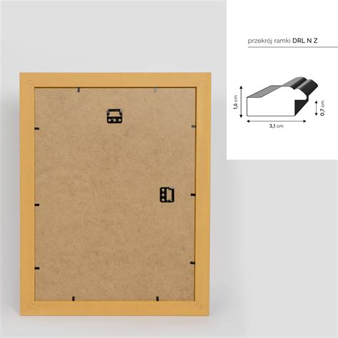 Ramka drewniana złota na zdjęcia DRL N Z 30x40 cm SklepzRamami pl