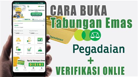 Cara Buka Tabungan Emas Pegadaian Daftar Dan Verifikasi Online Youtube