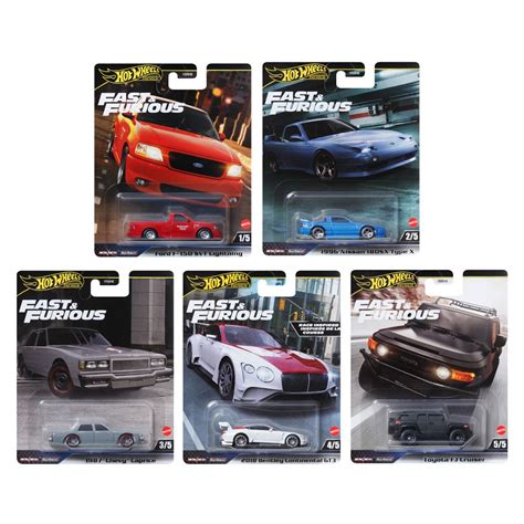 Hot Wheels 風火輪 玩命關頭系列合金小車 一組 入 H箱號 PChome h購物