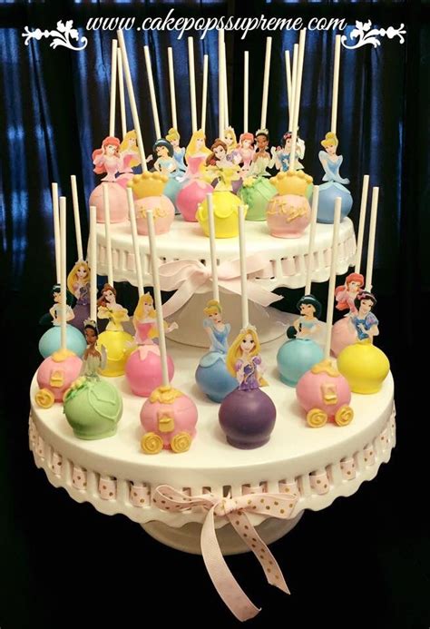 Princess Cake Pops Disney Princess Birthday Party Princess Cake Pops Princess Theme Birthday