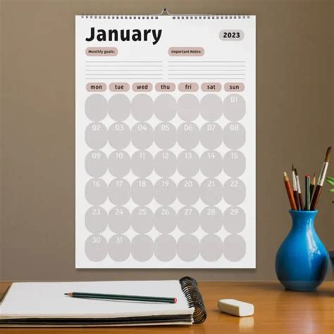 BOHO 2024 WALL Calendar 2024 Wall Planner 2024 Year Planner 100x70