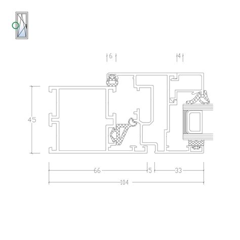 Detailed Drawings DWG Aluminium Windows Windows24