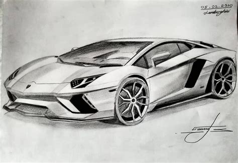 Lamborghini Aventador Izimim Skizzen Kunst Skizzen Kunst