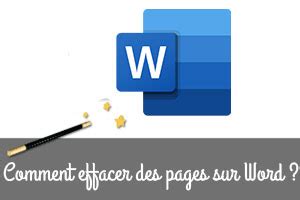 Comment Supprimer Des Pages Sur Word Amaze My Life