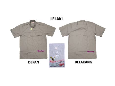 Uniform Pengakap Kelana Pemimpin Lelaki Perempuan Baju Pengakap Cikgu