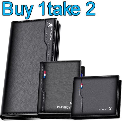 Playboy Men S Long Wallet Casual Business Leather Wallet Multi Function