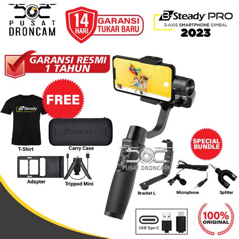 Jual Brica B Steady PRO 2023 BSteady PRO Gimbal 3 Axis Stabilizer