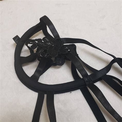 4 Colors Sexy Lingerie Embroidery Lace Underwear Crotchless Etsy