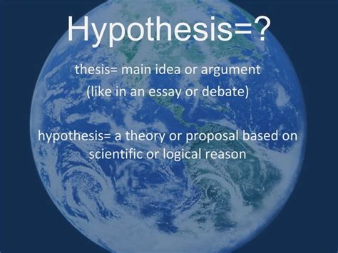 The Gaia Hypothesis And The Earth As A System Ppt