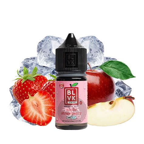 سالت سیب توت فرنگی یخ بی ال وی کی 30 میل Blvk Fuji Apple Strawberry