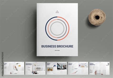 Business Brochure Layout Stock Template | Adobe Stock