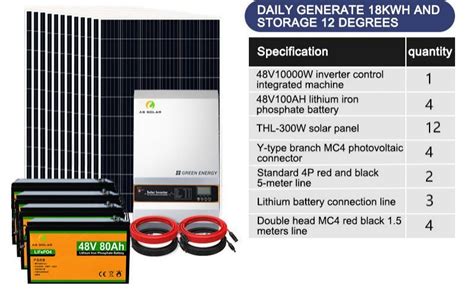 10kw Off Grid Home Potovoltaic Solar Power System 10kVA With PV Solar