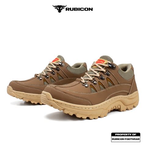 Sepatu Safety Rubicon Stego Sepatu Boots Pria Safety Ujung Besi