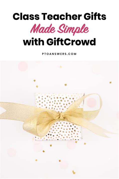 Class Teacher Gifts Made Simple with GiftCrowd - PTO Answers