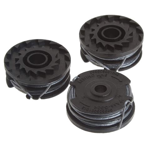 3 Pack Dual Line Trimmer Replacement Spool Compatible With Greenworks