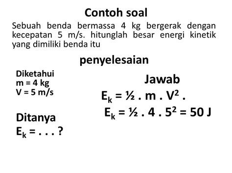 Detail Contoh Soal Energi Mekanik Koleksi Nomer