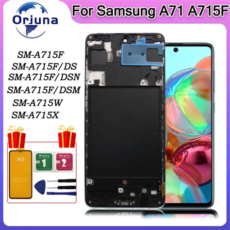 AMOLED-Display-Screen-For-Samsung-Galaxy-A71-A715-LCD-Display-Touch ...