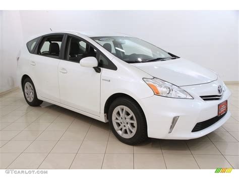 2014 Blizzard White Pearl Toyota Prius V Three 120749466 Photo 18