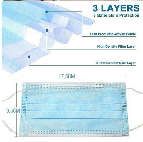 Disposable Folding Face Masks Ply Non Woven Ce Earloop Oem China