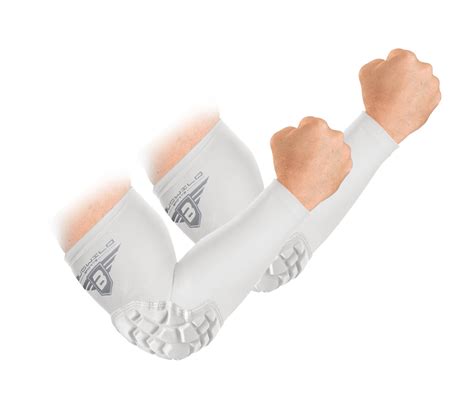 Padded Arm Sleeves White Bucwild Sports