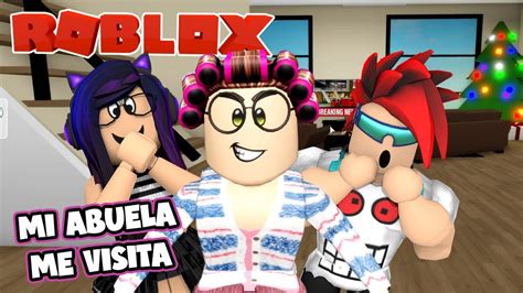 LA ABUELA LUCHA NOS VISITA Brookhaven Kori Roblox YouTube