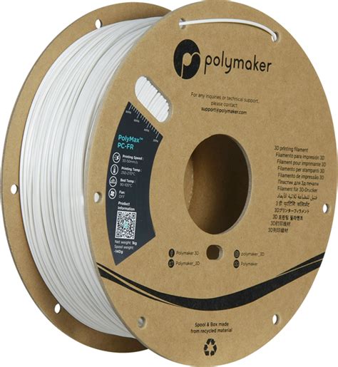 Polymaker PolyMax PC FR White 3DJake Deutschland