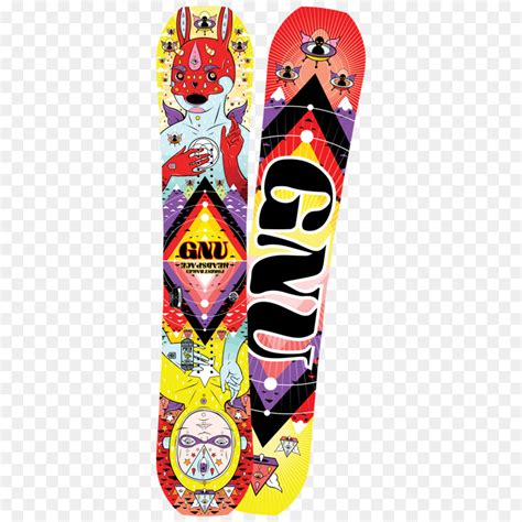 Prancha De Snowboard Gnu Lib Tecnologia De Skate Banana Png