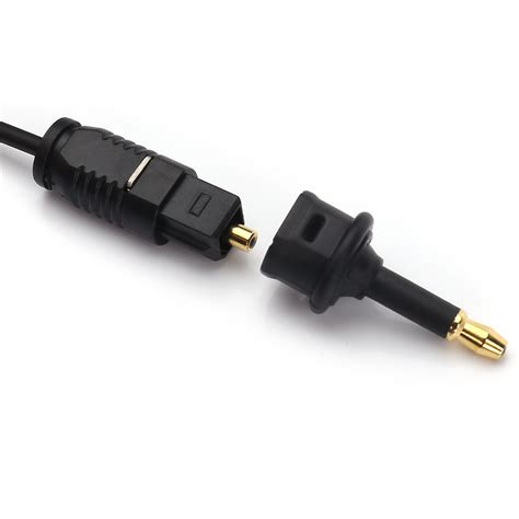 Mini Toslink Adaptador de Enchufe de Audio Digital óptico para Digital