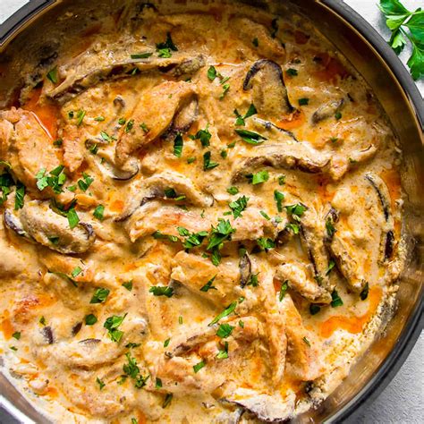 Classic Chicken Mushroom Stroganoff Simple And Easy