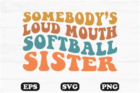 Somebodys Loud Mouth Baseball Papa Svg Grafica Di Hosneara 4767