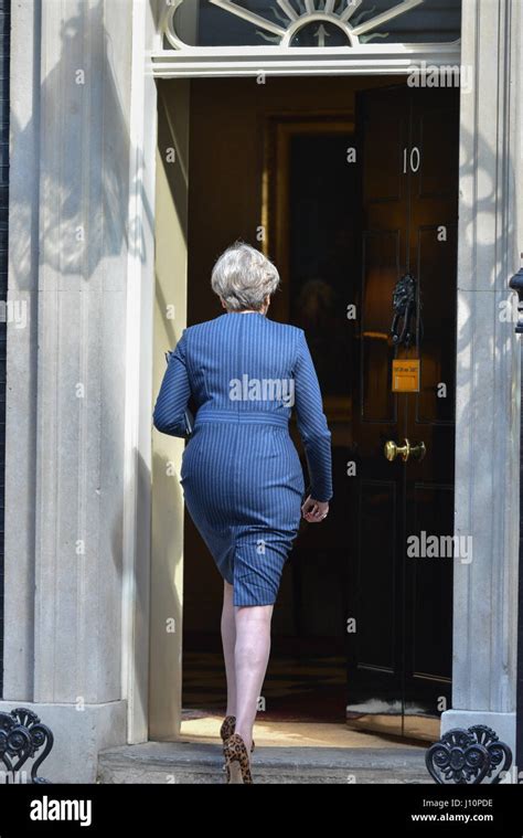 Theresa May Downing Street Hi Res Stock Photography And Images Alamy