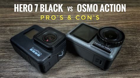 Gopro Hero7 Black Vs Dji Osmo Action Product Comparison And Pros And Cons