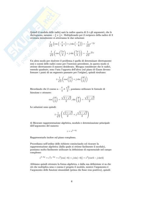 Esercizi Di Metodi Matematici Per L Ingegneria