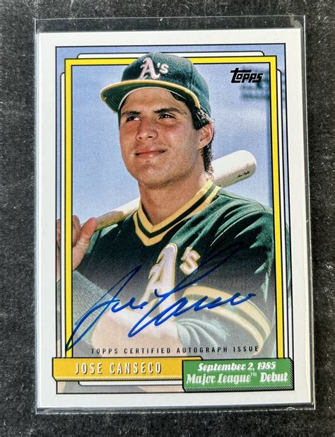 Yahoo オークション 最新 2022 Topps Archives MLB Jose Canseco Ath