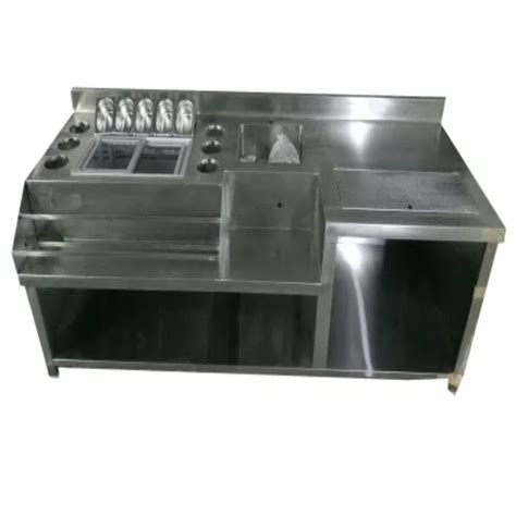 Stainless Steel Cocktail Station Size 60x28x34 6 At Rs 40500 Piece In