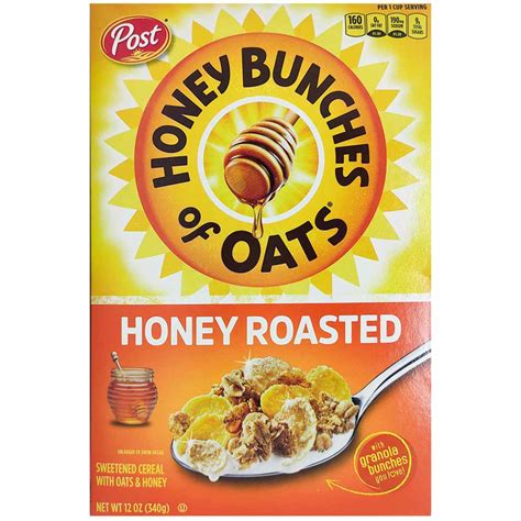 Post Honey Bunches Of Oats Crunchy Honey Roasted Cereal 340gram