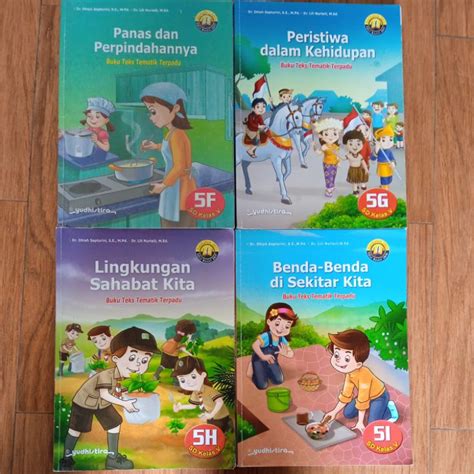 Jual Buku Teks TematikTerpadu Kelas 5 SD 5F 5I Preloved Shopee Indonesia