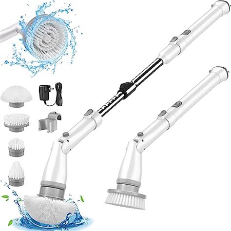 Khelfer Electric Spin Scrubber Cordless Grout Shower Power Bathroom