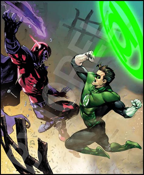 Magneto Vs Green Lantern Byjorel By Jorelthearts On Deviantart