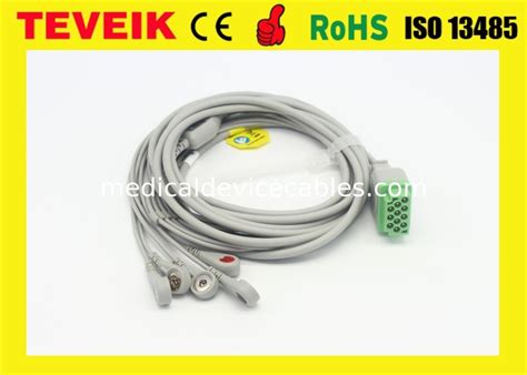 Factory Price Medical Reusable One Piece Ge Marquette Leads Ecg Cable