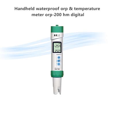 Handheld Waterproof Orp Temperature Meter Orp 200 Hm Digital