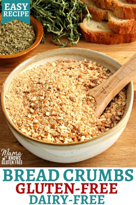 Gluten Free Bread Crumb Recipe {dairy Free} Mama Knows Gluten Free