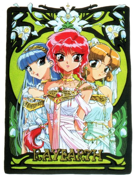 Shidou Hikaru Ryuuzaki Umi And Hououji Fuu Magic Knight Rayearth