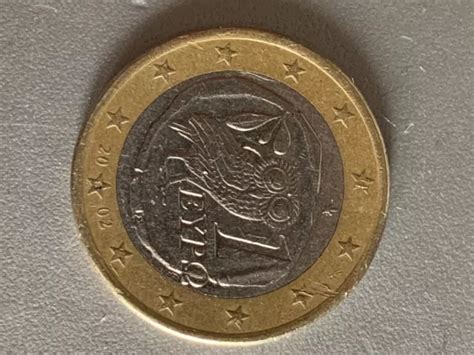 PIÈCE 1 EURO EYPO 2002 Hibou Chouette Rare avec S Dans L étoile Du