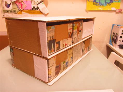 Crafts Dise O Art Organizador Multiuso Con Caja De Zapato Y Carton