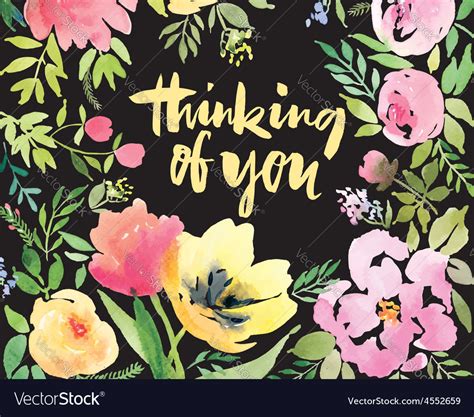 Greeting Card With Tulips Royalty Free Vector Image