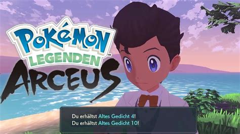 Deutsch Altes Gedicht Und Let S Play Pokemon Legenden