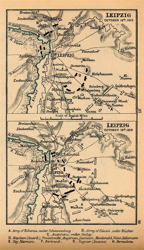 Battle Of Leipzig October 16 18th 1813 Full Size