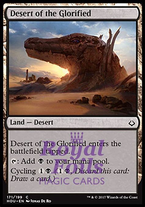 2x Foil Desert Of The Glorified Hou Mtg Hour Of Devastation Common